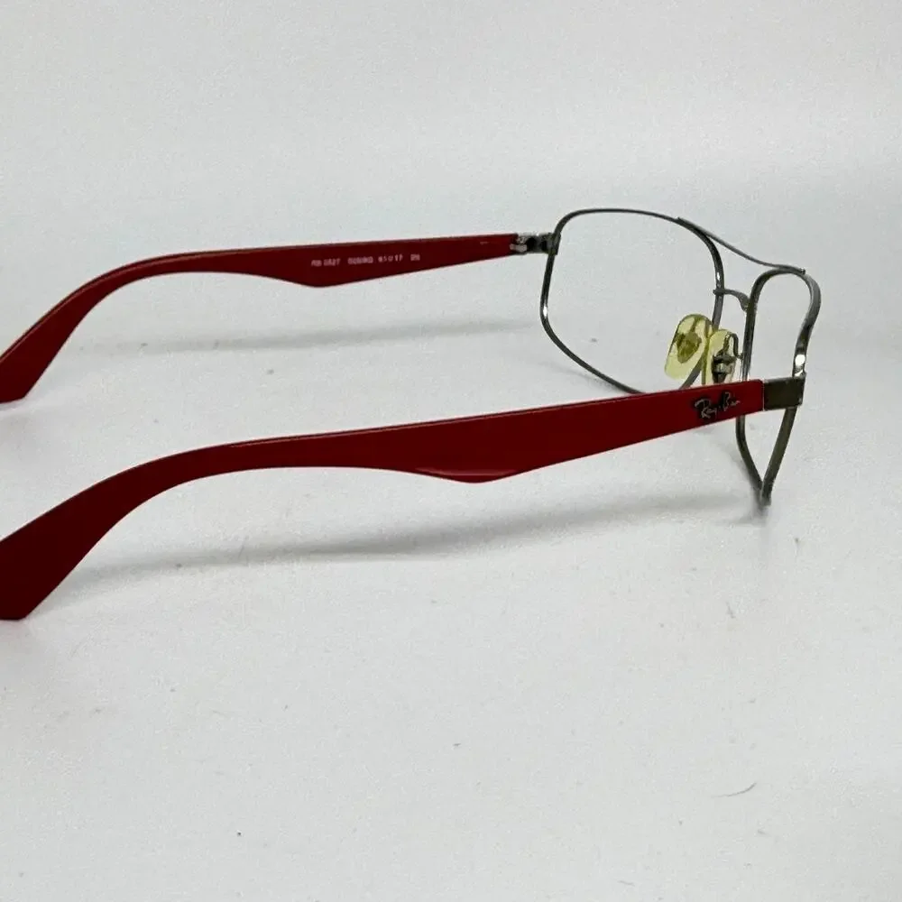 Ray Ban‎ RB3527L 029/6G Gunmetal Red Sunglasses 61-17 3N H5123